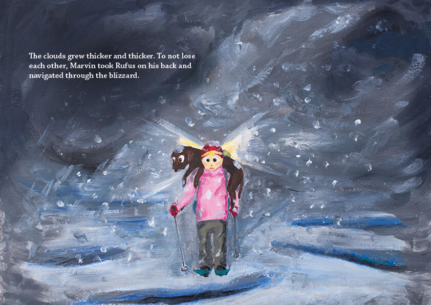 Illustration-glacier-melting-oil-painting